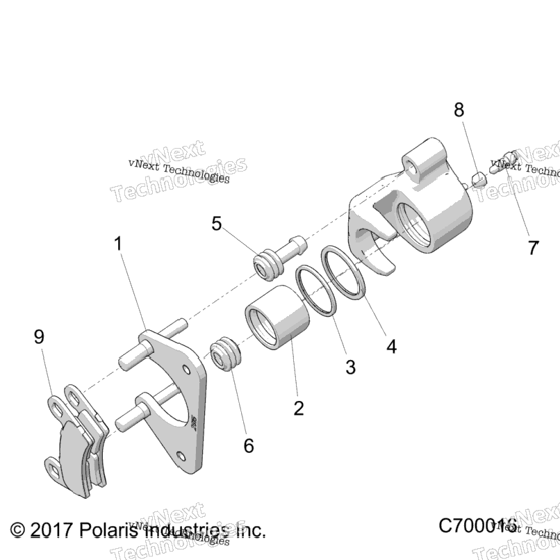 Brakes, Rear Caliper