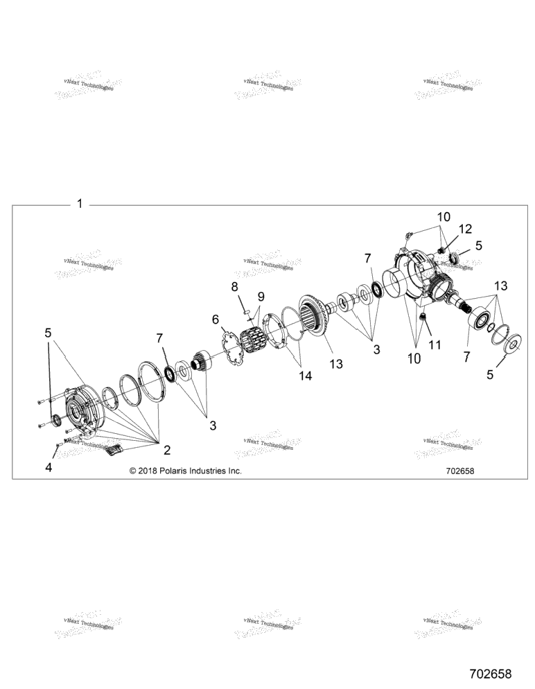 Drive Train, Front Gearcase