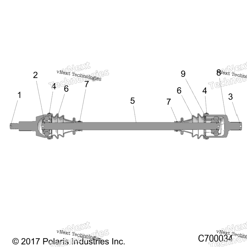 Drive Train, Front Half Shaft