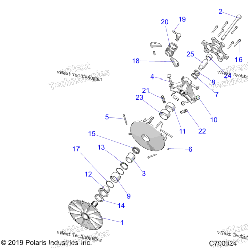 Drive Train, Primary Clutch