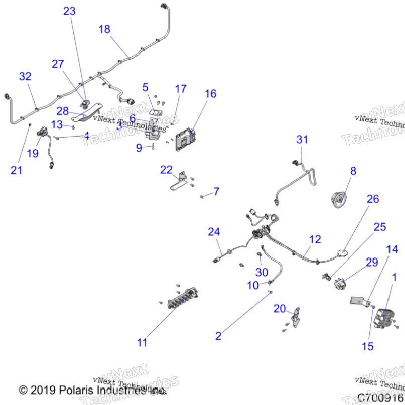 Electrical, Wire Harness Components (C700916)