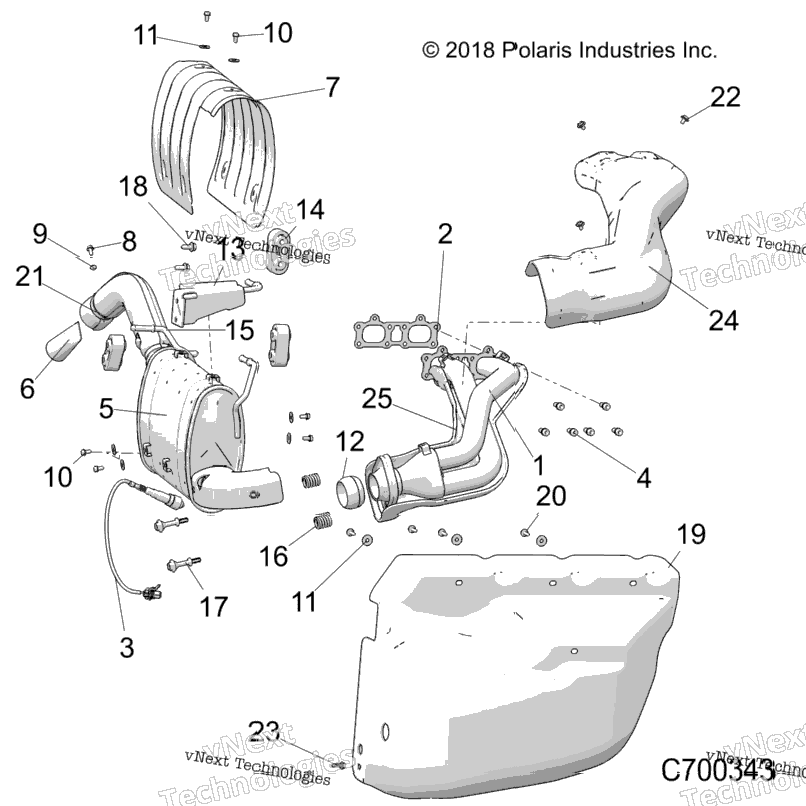 Engine, Exhaust System