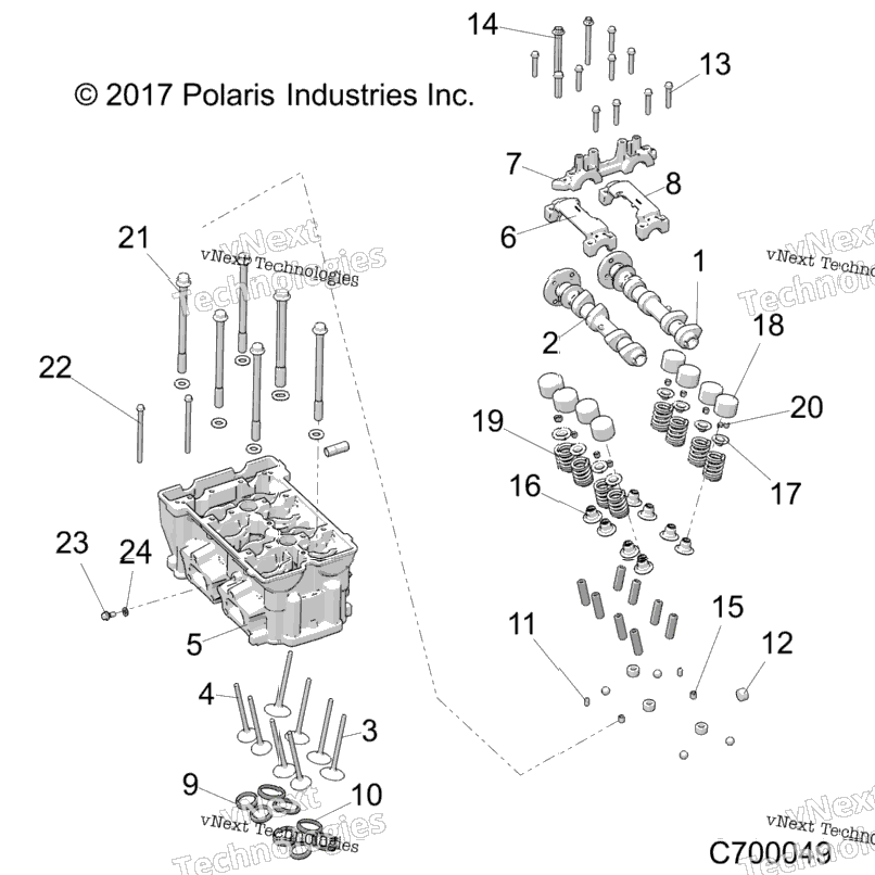 Engine, Cylinder Head And Valves