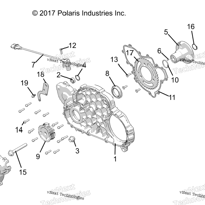 Engine, Mag Cover Mount