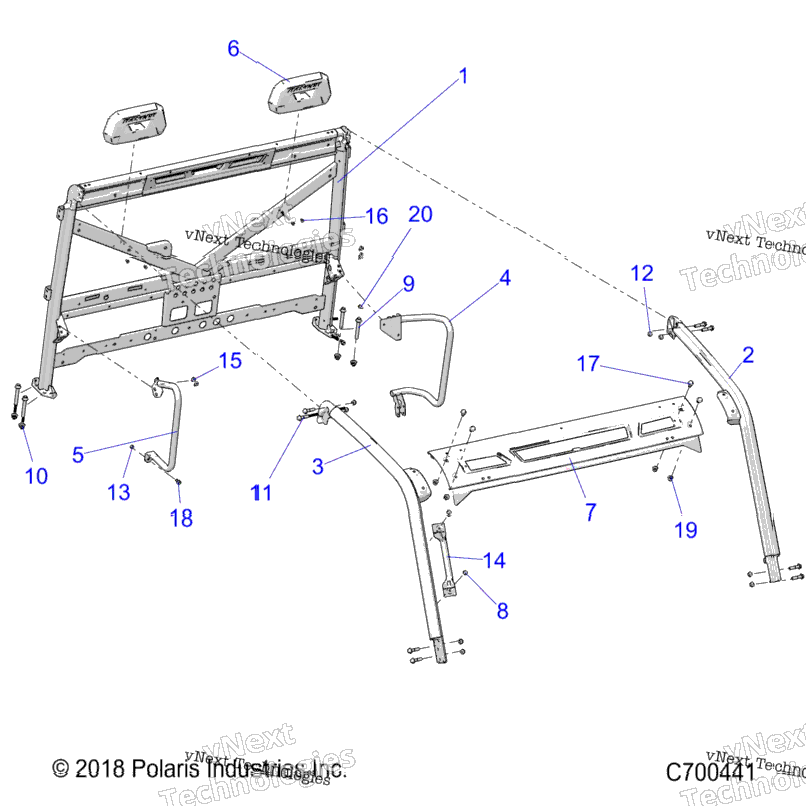 Chassis, Cab Frame