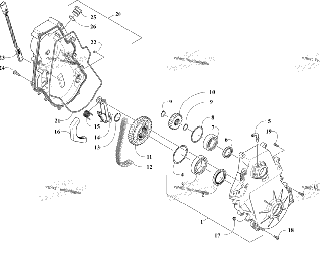 Chain Case Assembly