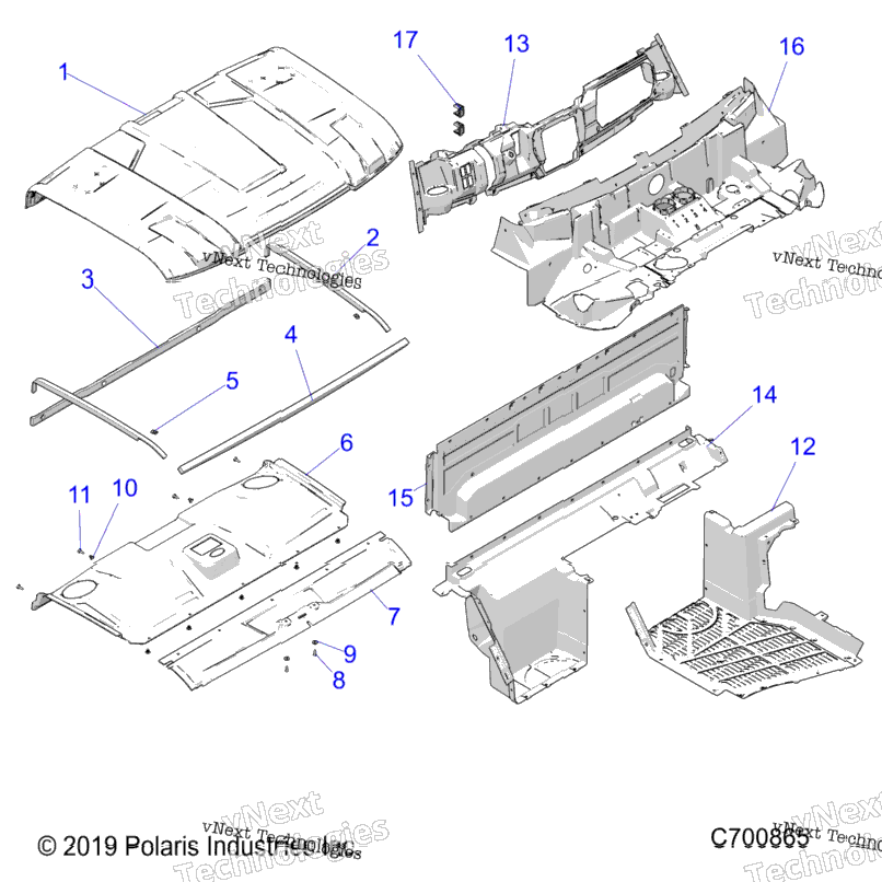 Opt, Roof, Sport,Closeoffs, Floor Hood Liner And Dash