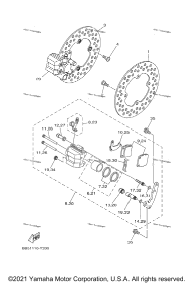 Front Brake Caliper