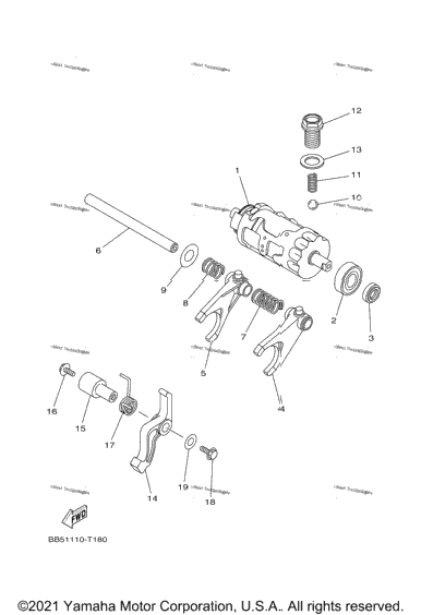 Shift Cam & Fork