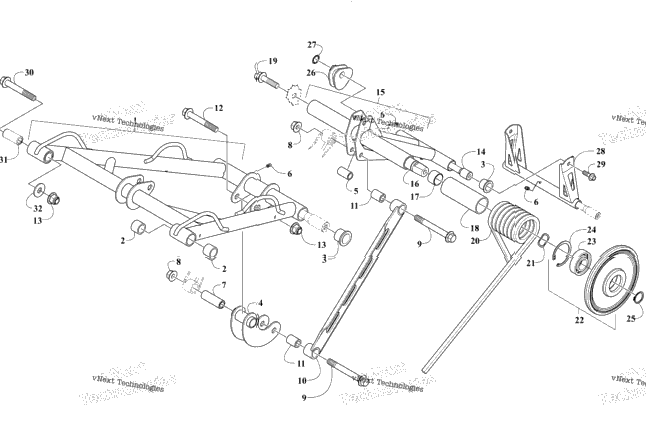 Rear Suspension Arm Assemblies