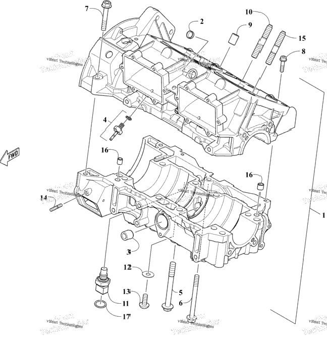 Crankcase Assembly