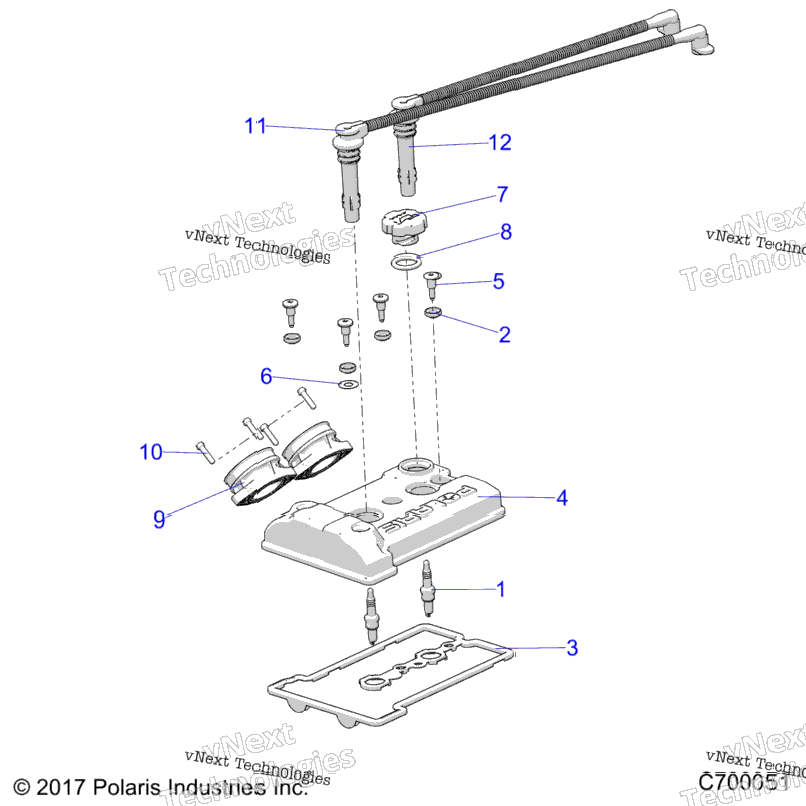 Engine, Throttle Body And Valve Cover