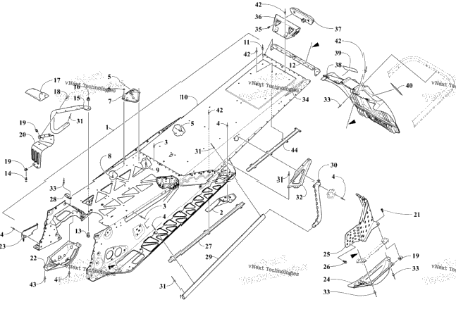 Tunnel And Snowflap Assembly