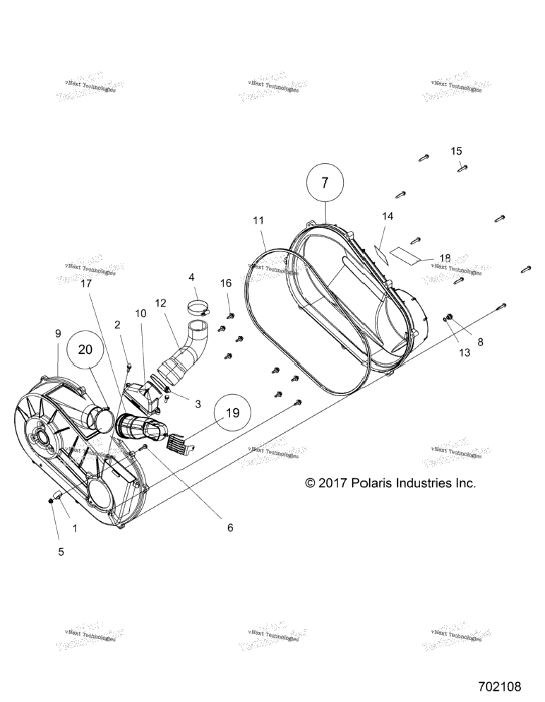 Drive Train, Clutch Cover & Ducting R20maa57b1B9L7Ebh