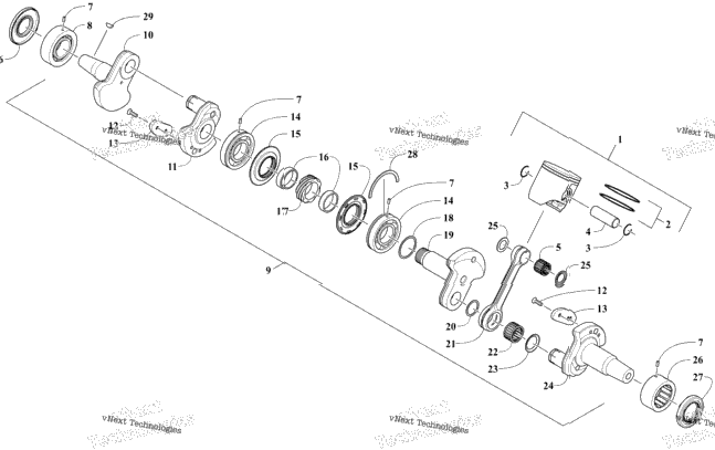 Piston And Crankshaft