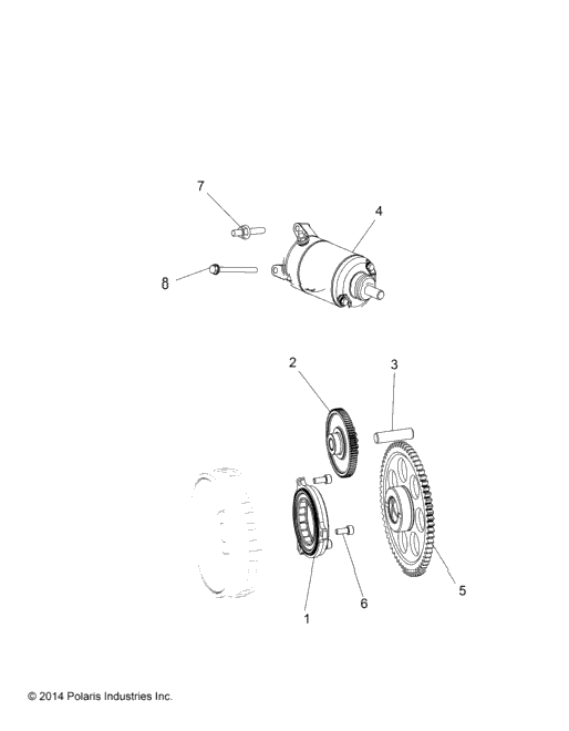 Engine, Starter Drive R20maa57b1B9L7Ebh