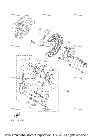 Front Brake Caliper