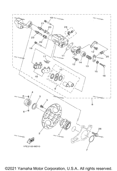 Rear Brake Caliper