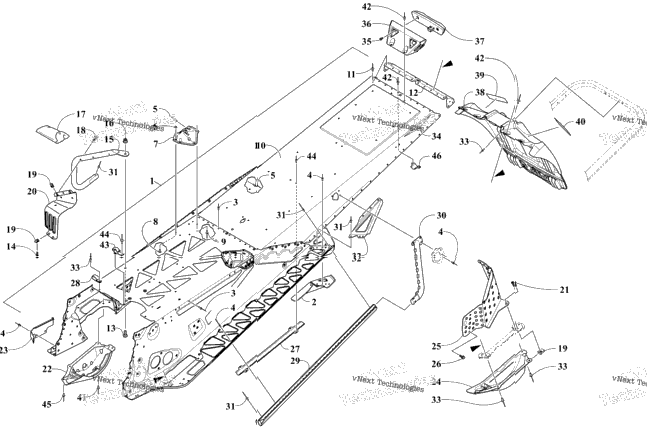 Tunnel And Snowflap Assembly