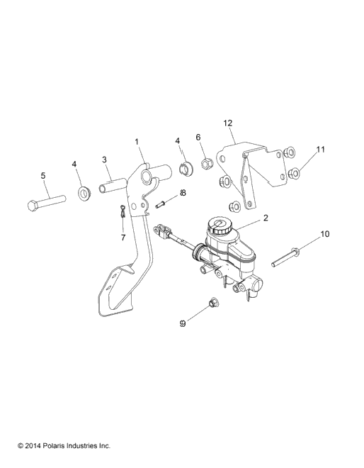 Brakes, Pedal And Master Cylinder