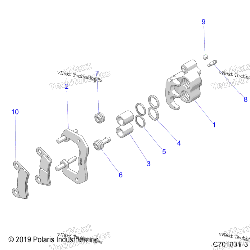 Brakes, Caliper Rear