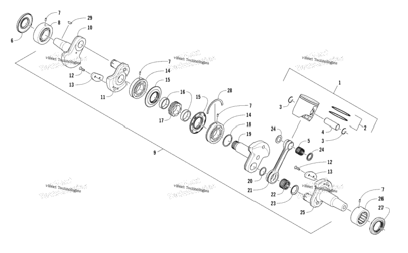 Piston And Crankshaft