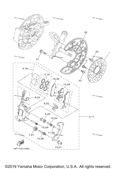 Front Brake Caliper