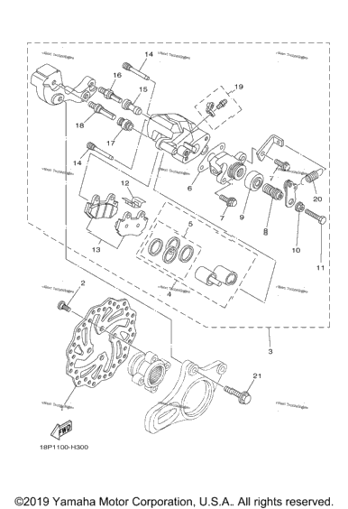 Rear Brake Caliper