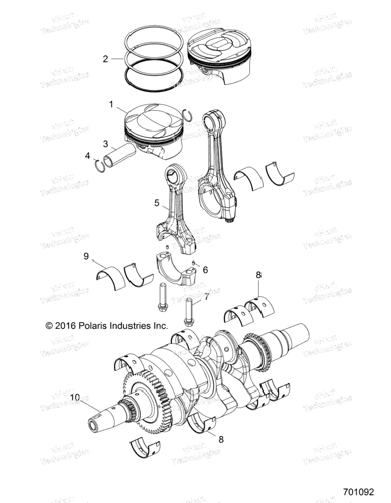 Engine, Crankshaft & Piston