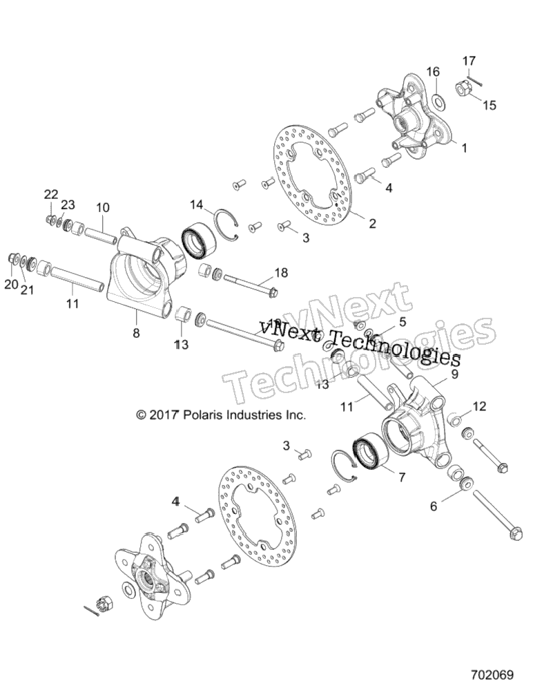 Suspension, Rear Carrier