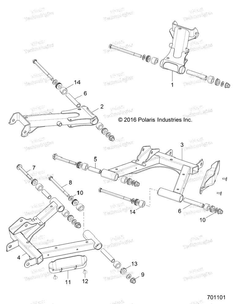 Suspension, Rear Control Arms