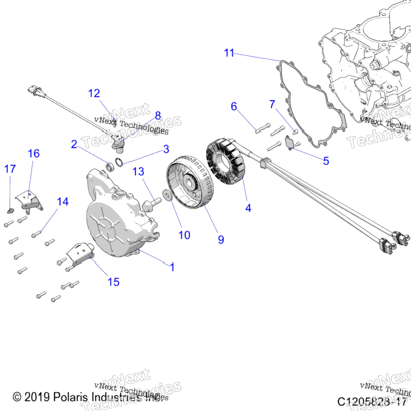 Engine, Stator And Flywheel Z20r4_92AcBcAeBeAkBkArBrAhBhAtBtLeLtLc