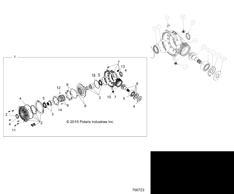 Drive Train, Front Gearcase