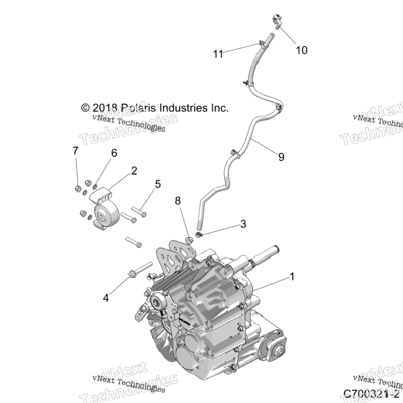 Drive Train, Main Gearcase Mounting