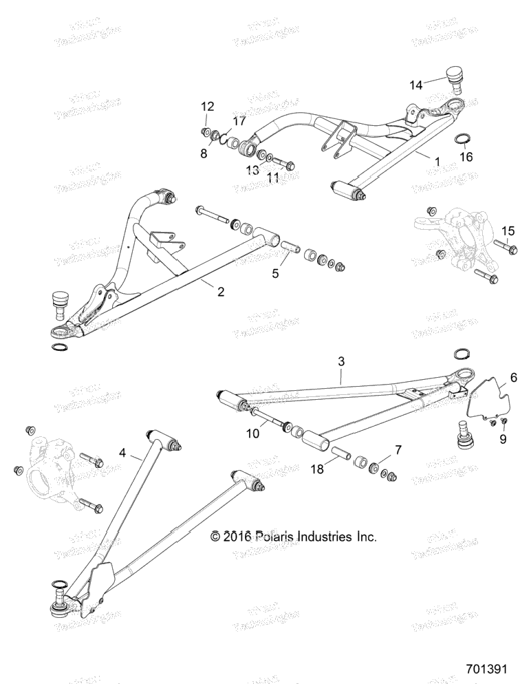 Suspension, Front Control Arms