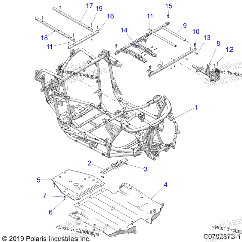 Chassis, Main Frame And Skid Plates