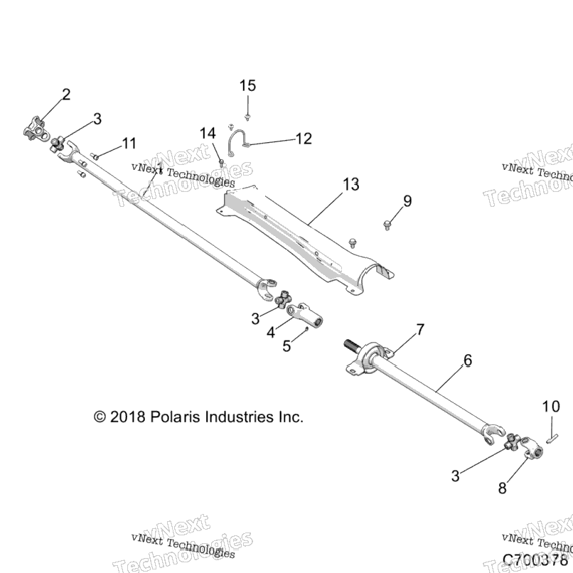 Drive Train, Front Prop Shaft