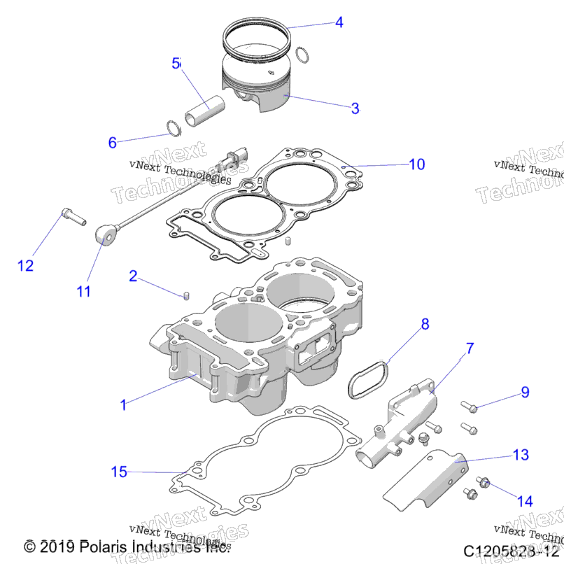 Engine, Cylinder And Piston Z20nae92alArBlBrF92alAr