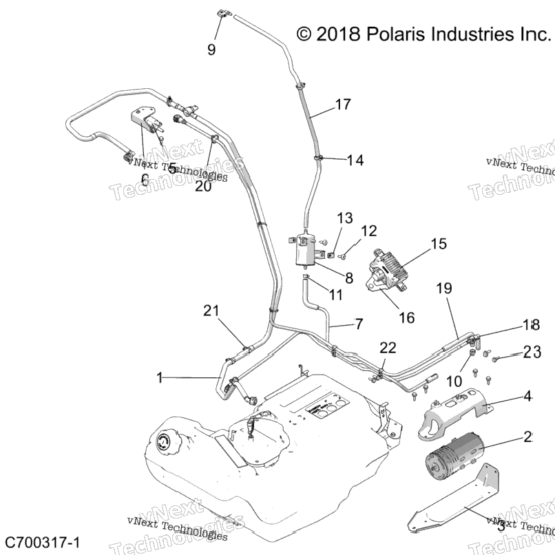 Body, Fuel Lines, Evap Z20pae92bc