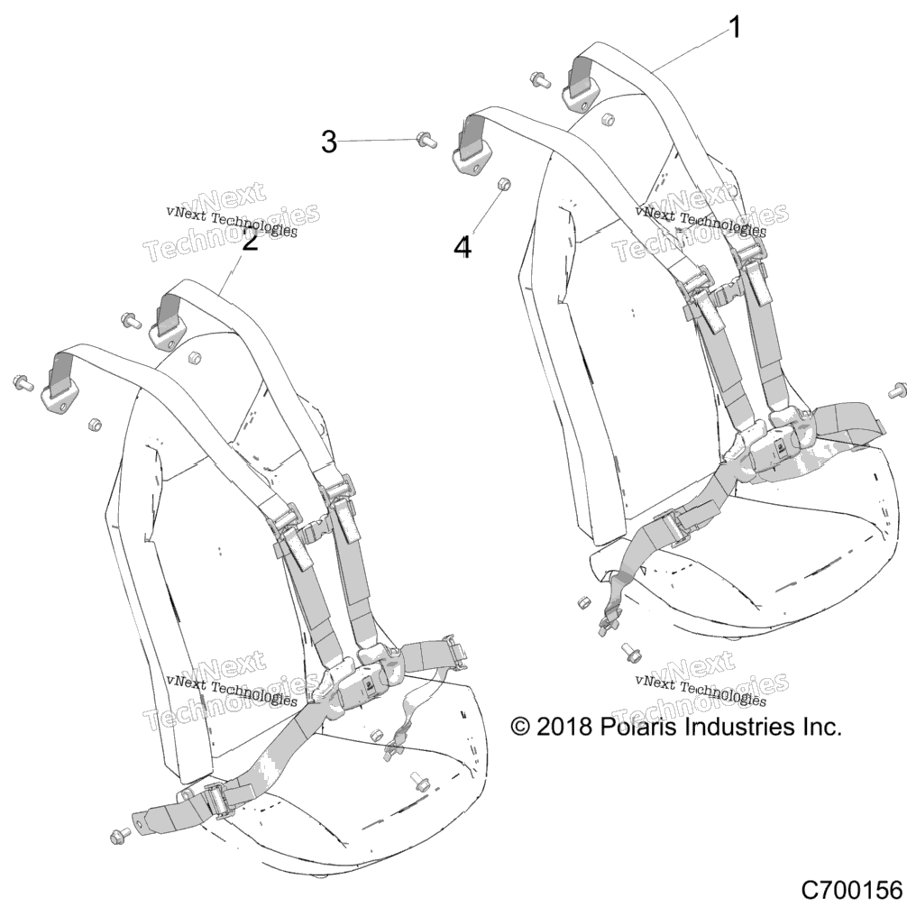 Body, Seat Belt Mounting