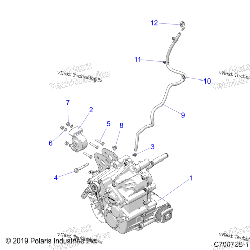 Drive Train, Main Gearcase Mounting