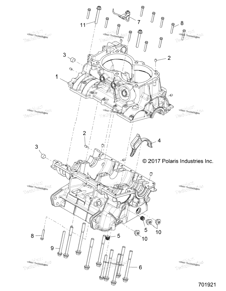 Engine, Crankcase