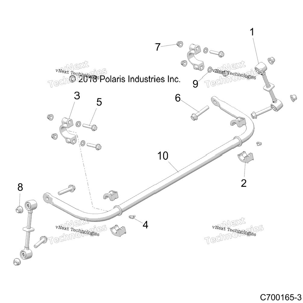 Suspension, Rear Stabilizer Bar