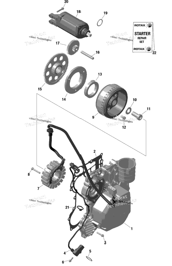 Rotax - Magneto And Electric Starter  Built From Sept 29 2020