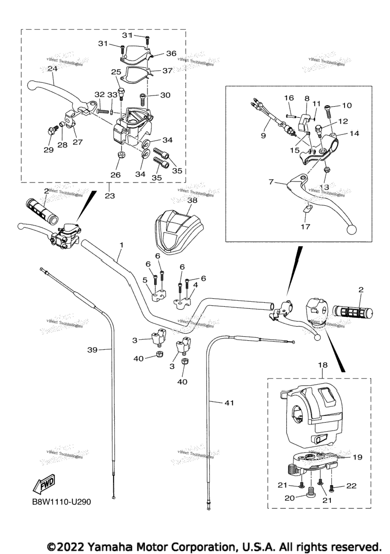 Steering Handle & Cable