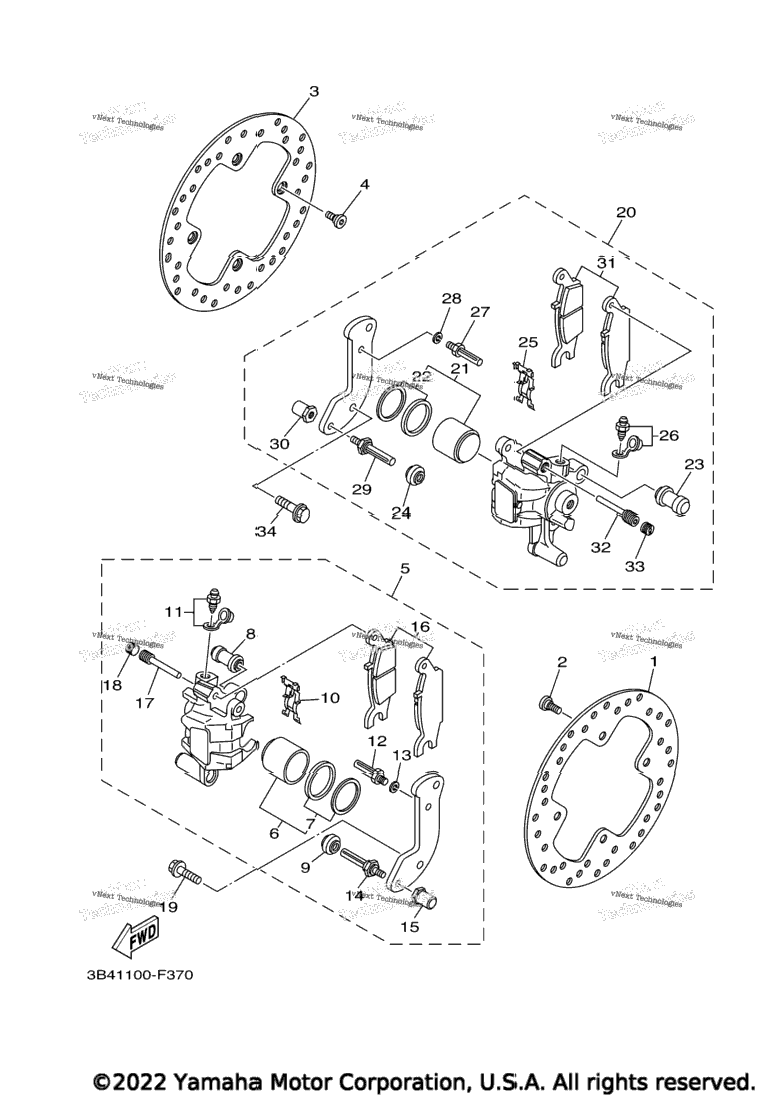 Rear Brake Caliper