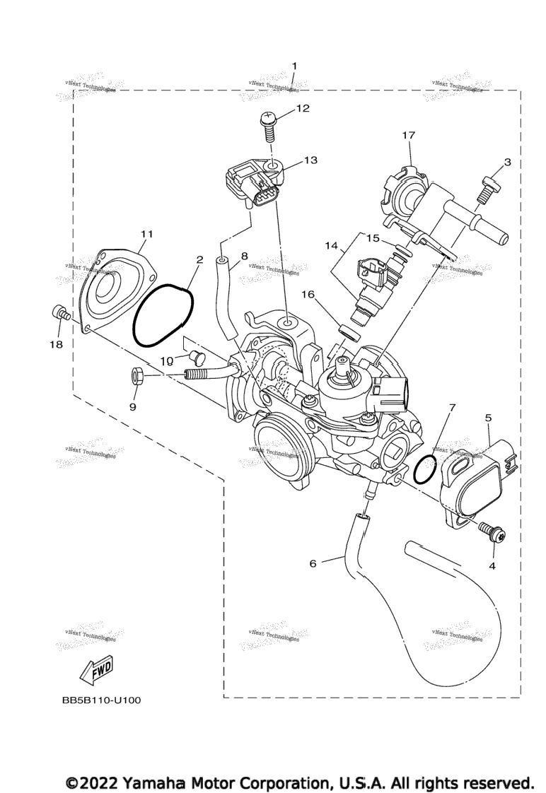 Throttle Body Assy 1