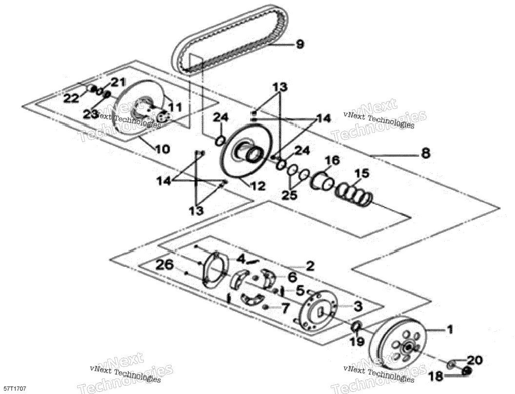 Driven Pulley