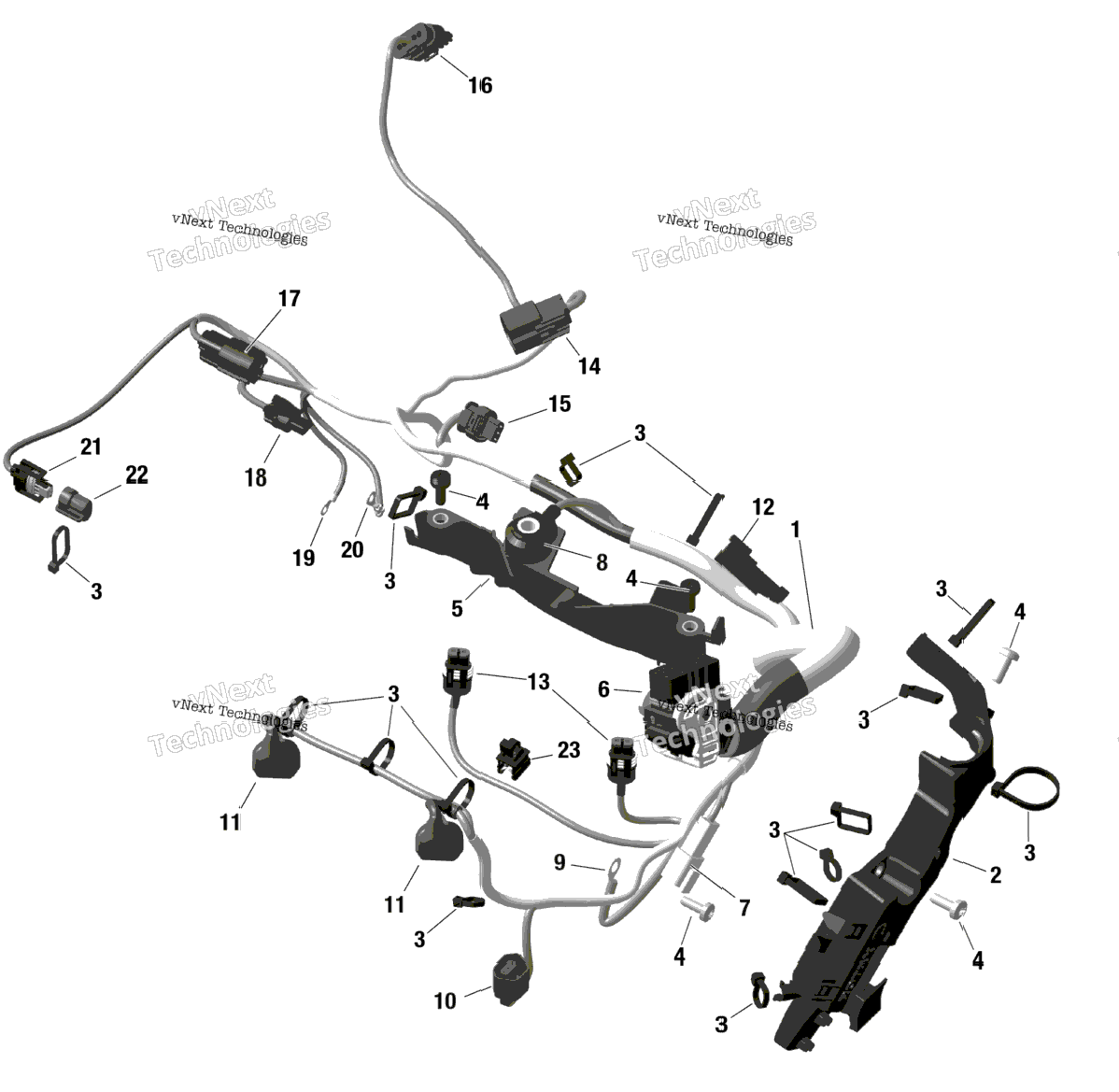 Rotax - Engine Harness And Electronic Module