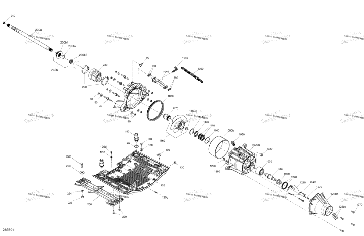 Drive - Propulsion - With Weedless System